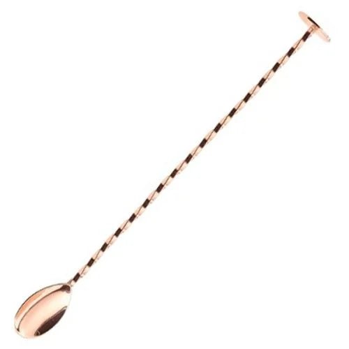 Copper Cocktail Mixing Bar Spoon from Cocktail Garnishes UK