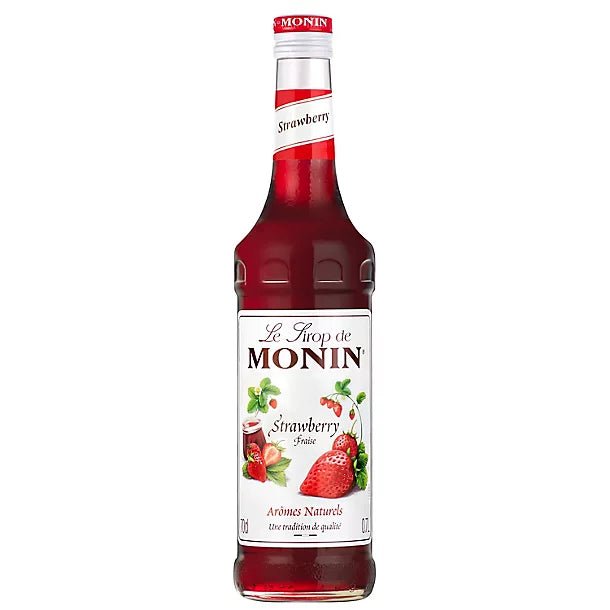 Monin Strawberry Syrup (700ml) from Cocktail Garnishes UK