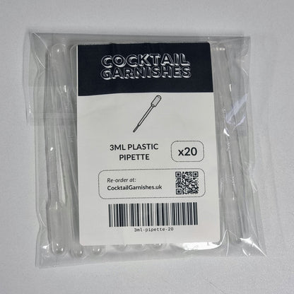 3ml Pipettes (x20) - Cocktail Garnishes