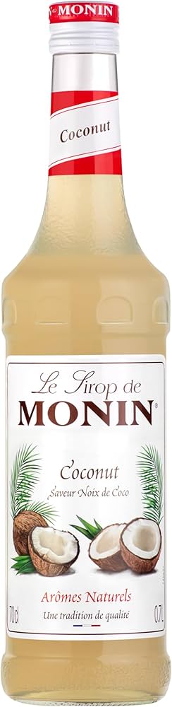 Monin Coconut Syrup (700ml) from Cocktail Garnishes UK